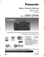 Panasonic DMC-GF6K Basic Owner'S Manual preview
