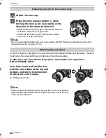 Предварительный просмотр 22 страницы Panasonic DMC-GH2S Operating Instructions Manual