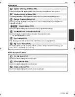 Предварительный просмотр 33 страницы Panasonic DMC-GH2S Operating Instructions Manual