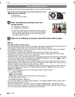 Предварительный просмотр 44 страницы Panasonic DMC-GH2S Operating Instructions Manual