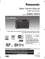 Panasonic DMC-GH3KBODY Basic Owner'S Manual preview