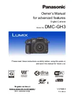 Preview for 1 page of Panasonic DMC-GH3KBODY Owner'S Manual