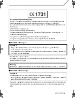 Предварительный просмотр 3 страницы Panasonic DMC-GH4 Basic Operating Instructions Manual