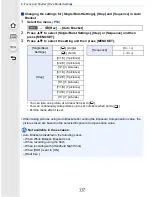 Предварительный просмотр 117 страницы Panasonic DMC-GH4 Owner'S Manual