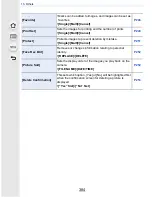 Preview for 384 page of Panasonic DMC-GH4 Owner'S Manual