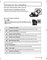 Preview for 21 page of Panasonic DMC-GX1 Lumix Basic Operating Instructions Manual