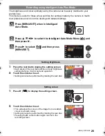 Preview for 25 page of Panasonic DMC-GX1 Lumix Basic Operating Instructions Manual