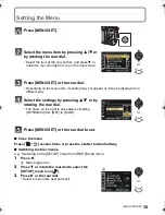 Предварительный просмотр 35 страницы Panasonic DMC-GX1 Lumix Basic Operating Instructions Manual