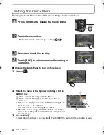 Предварительный просмотр 36 страницы Panasonic DMC-GX1 Lumix Basic Operating Instructions Manual