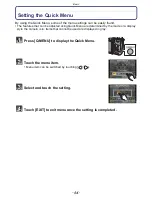 Preview for 120 page of Panasonic DMC-GX1 Lumix Basic Owner'S Manual