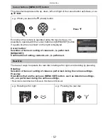 Предварительный просмотр 12 страницы Panasonic DMC-GX1 Lumix Owner'S Manual