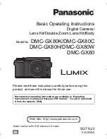 Panasonic DMC-GX80C Basic Operating Instructions Manual preview