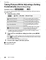 Preview for 40 page of Panasonic DMC-GX85K/DMC-GX85 Basic Owner'S Manual