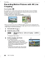 Preview for 48 page of Panasonic DMC-GX85K/DMC-GX85 Basic Owner'S Manual