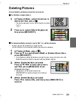 Preview for 51 page of Panasonic DMC-GX85K/DMC-GX85 Basic Owner'S Manual