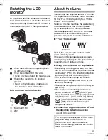 Preview for 13 page of Panasonic DMC-L10K - Lumix Digital Camera SLR Operating Instructions Manual