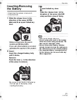 Preview for 21 page of Panasonic DMC-L10K - Lumix Digital Camera SLR Operating Instructions Manual