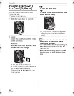 Preview for 22 page of Panasonic DMC-L10K - Lumix Digital Camera SLR Operating Instructions Manual