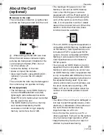 Preview for 23 page of Panasonic DMC-L10K - Lumix Digital Camera SLR Operating Instructions Manual