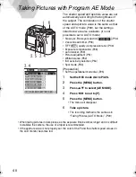 Preview for 42 page of Panasonic DMC-LC40S - Lumix Digital Camera Operating Instructions Manual