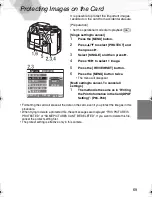 Preview for 71 page of Panasonic DMC-LC40S - Lumix Digital Camera Operating Instructions Manual