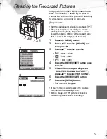 Preview for 75 page of Panasonic DMC-LC40S - Lumix Digital Camera Operating Instructions Manual