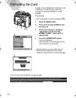 Preview for 78 page of Panasonic DMC-LC40S - Lumix Digital Camera Operating Instructions Manual