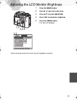 Preview for 79 page of Panasonic DMC-LC40S - Lumix Digital Camera Operating Instructions Manual