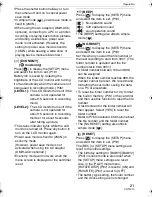 Предварительный просмотр 21 страницы Panasonic DMC-LS2S Operating Instructions Manual