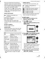 Preview for 79 page of Panasonic DMC-LS2S Operating Instructions Manual