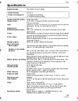 Preview for 93 page of Panasonic DMC-LS2S Operating Instructions Manual