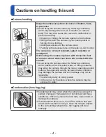 Preview for 4 page of Panasonic DMC-LS6K Owner'S Manual