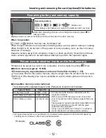 Preview for 12 page of Panasonic DMC-LS6K Owner'S Manual