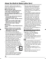 Preview for 16 page of Panasonic DMC-LS80k - Lumix Digital Camera Operating Instructions Manual