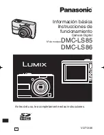 Panasonic DMC LS85K - Lumix Digital Camera Instrucciones De Funcionamiento preview