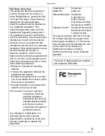 Preview for 3 page of Panasonic DMC-LX1K - Lumix Digital Camera Operating Instructions Manual