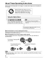 Preview for 6 page of Panasonic DMC-LX1K - Lumix Digital Camera Operating Instructions Manual