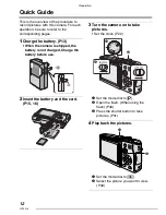 Preview for 12 page of Panasonic DMC-LX1K - Lumix Digital Camera Operating Instructions Manual