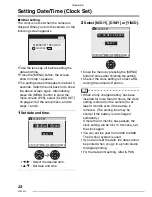 Preview for 22 page of Panasonic DMC-LX1K - Lumix Digital Camera Operating Instructions Manual