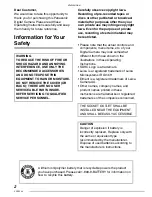 Preview for 2 page of Panasonic DMC-LX2K - 10.2MP Digital Camera Operating Instructions Manual