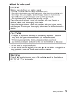 Preview for 5 page of Panasonic DMC-LX7K Basic Owner'S Manual