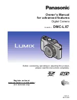 Preview for 1 page of Panasonic DMC-LX7K Owner'S Manual