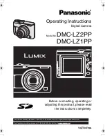 Panasonic DMC LZ2 - Lumix Digital Camera Operating Instructions Manual preview