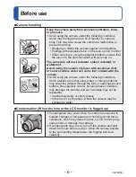 Preview for 6 page of Panasonic DMC-LZ20K Owner'S Manual