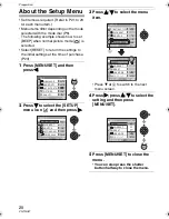 Preview for 20 page of Panasonic DMC-LZ3S - Lumix Digital Camera Operating Instructions Manual