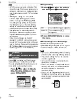 Preview for 74 page of Panasonic DMC-LZ3S - Lumix Digital Camera Operating Instructions Manual