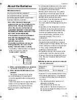 Preview for 11 page of Panasonic DMC LZ6 - Lumix Digital Camera Operating Instructions Manual