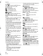 Preview for 22 page of Panasonic DMC LZ6 - Lumix Digital Camera Operating Instructions Manual