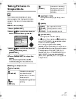 Preview for 27 page of Panasonic DMC LZ6 - Lumix Digital Camera Operating Instructions Manual