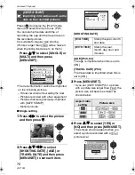 Preview for 76 page of Panasonic DMC LZ6 - Lumix Digital Camera Operating Instructions Manual